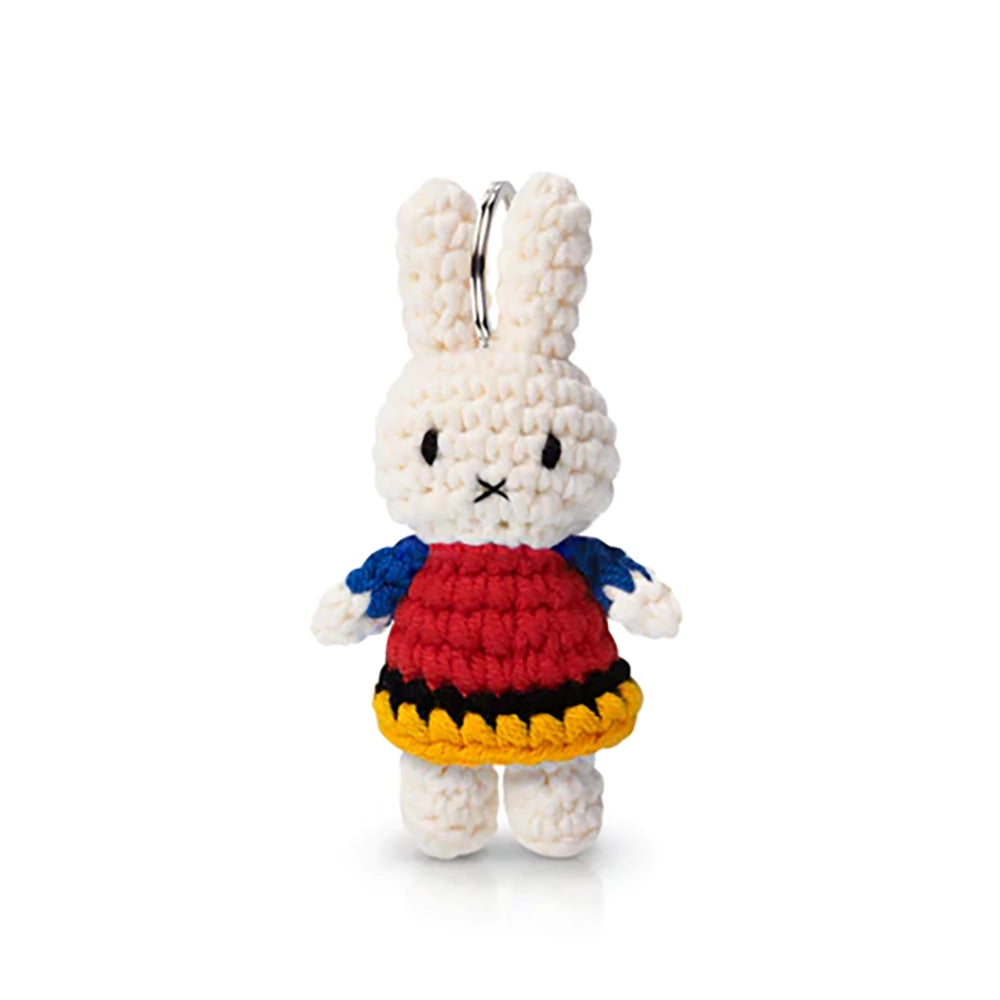 Miffy Knit Keychain - Mondrian  