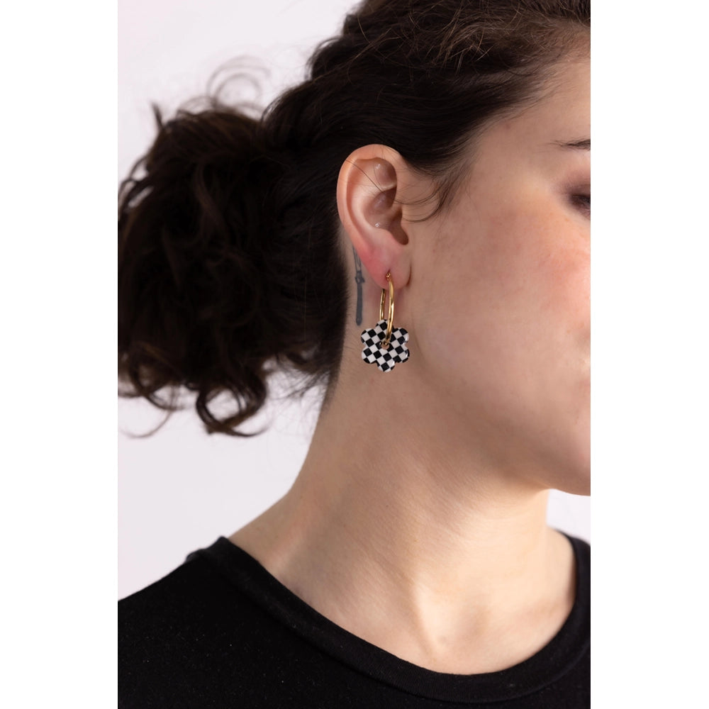 Daisy Hoop Earrings  