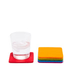 Bierfilzl Square Coasters Rainbow 