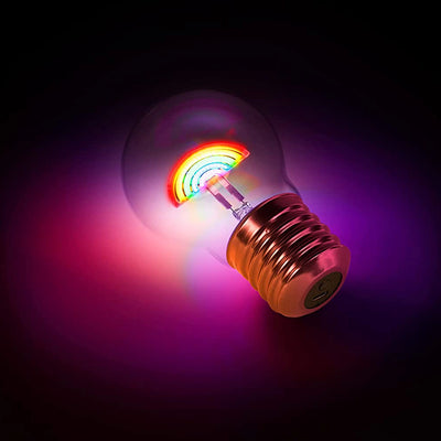 Cordless Rainbow Lightbulb Lamp