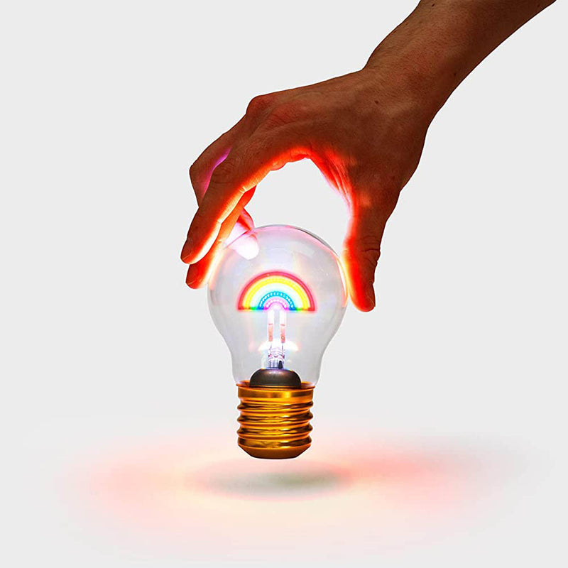 Cordless Rainbow Lightbulb Lamp