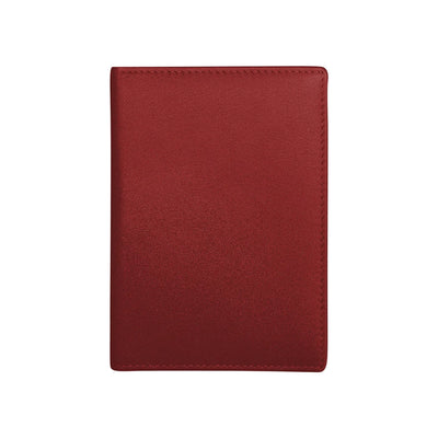Simple Leather RFID Passport Wallet Cobalt 