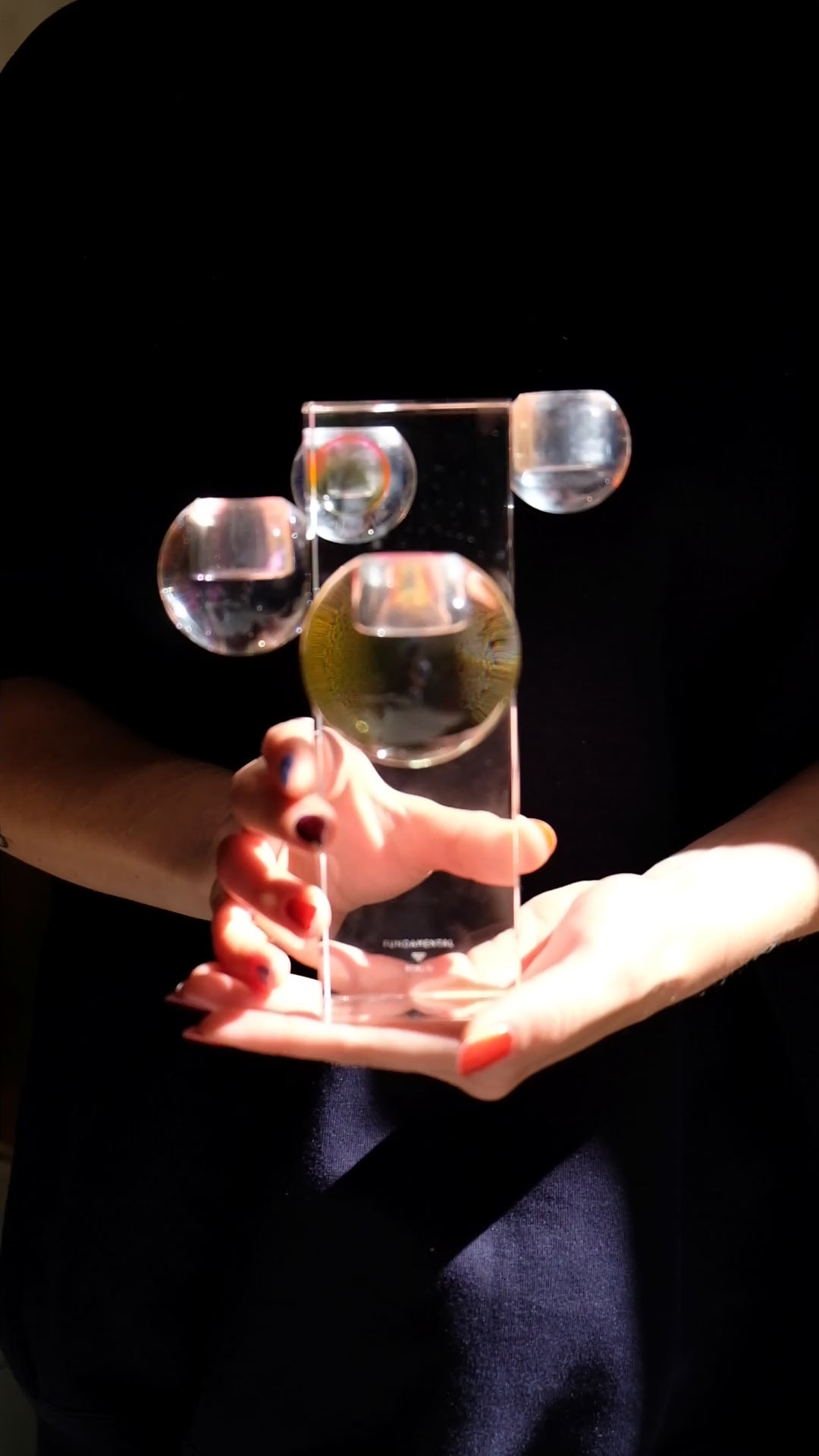 Drops Glass Candelabra