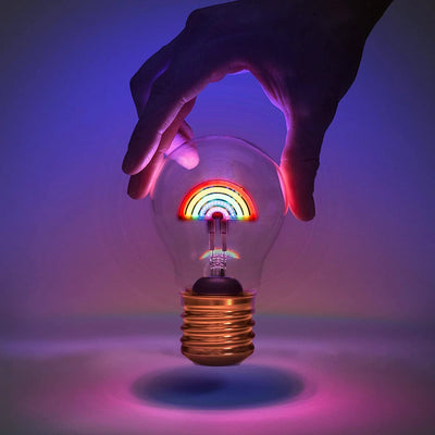 Cordless Rainbow Lightbulb Lamp