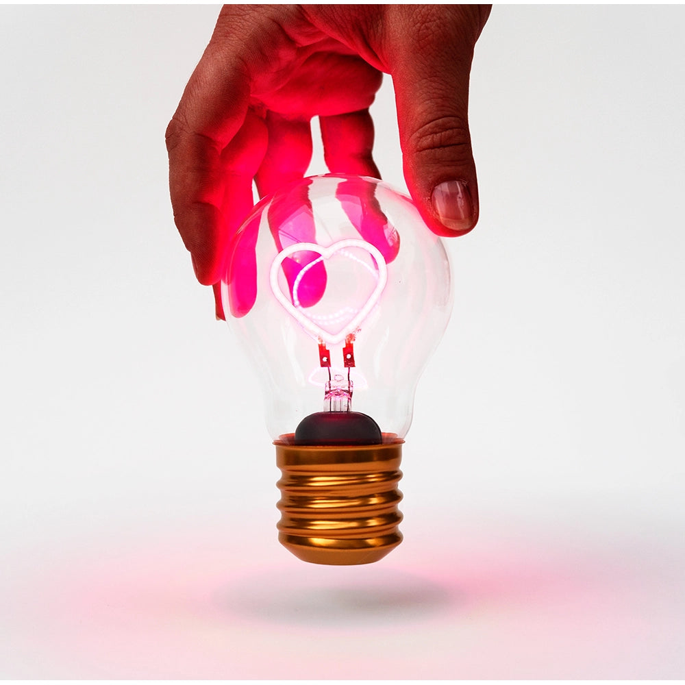 Cordless Heart Lightbulb Lamp  
