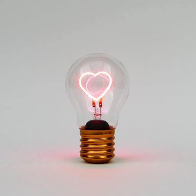 Cordless Heart Lightbulb Lamp  