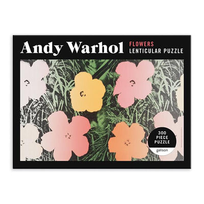 Warhol Lenticular Flowers Puzzle  