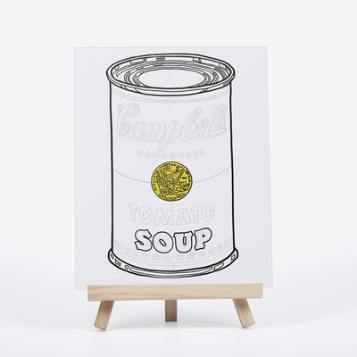 Warhol Soup Can Paint By Number Kit  