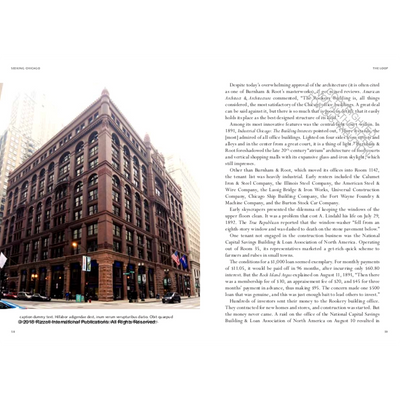 Page from Seeking Chicago: The Stories Behind the Architecture of the Windy City-One Building at a Time book 