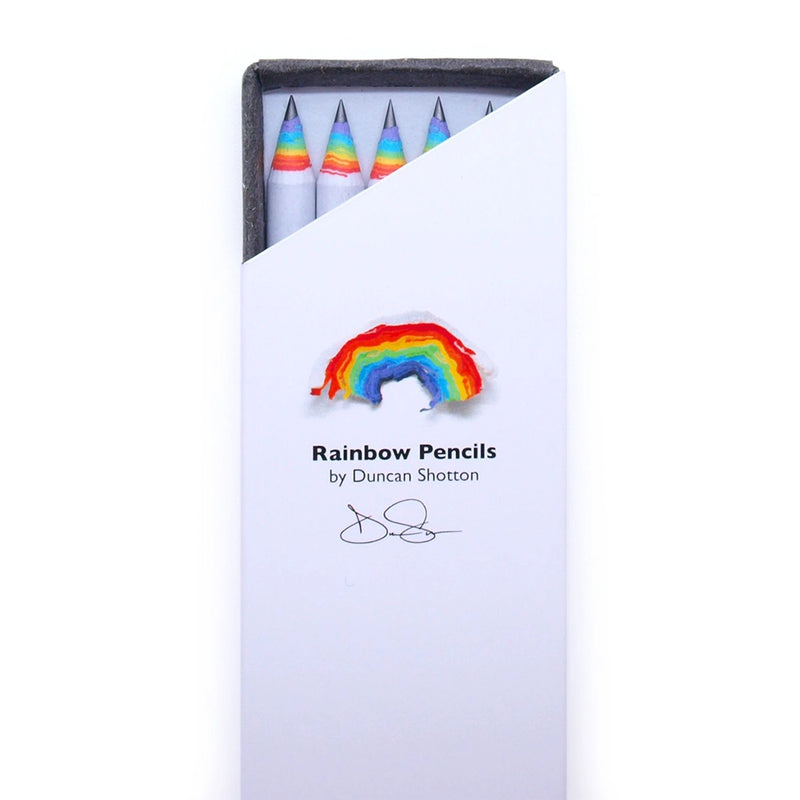 Rainbow Graphite Pencils Set Set of 5 