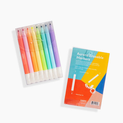 Poketo Aurora Erasable Marker Set  