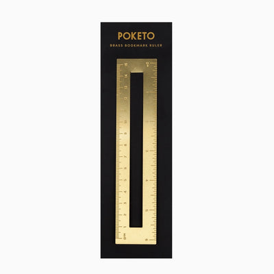 Brass Ruler Bookmark  
