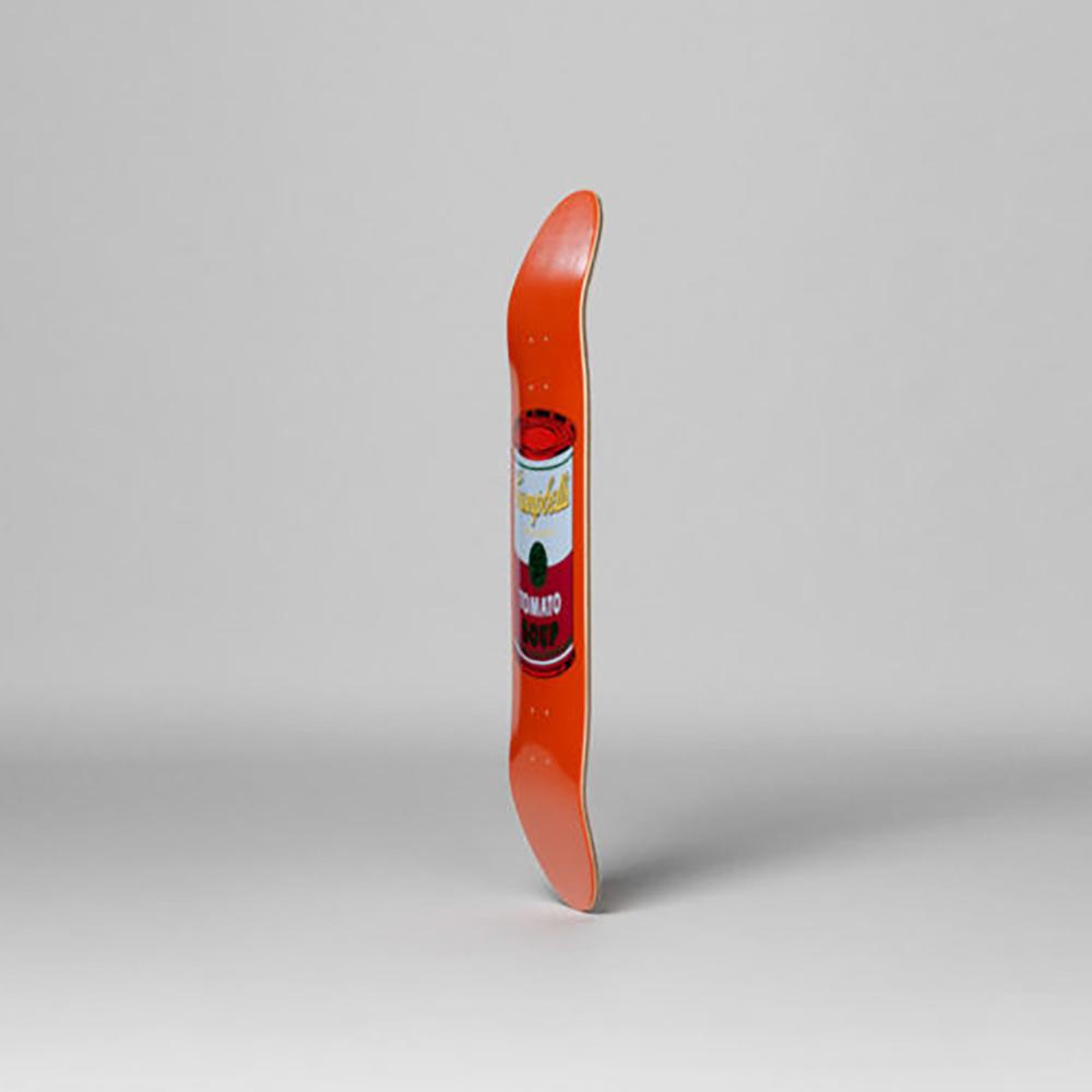 Warhol Soup Can Skate Deck Eggplant 
