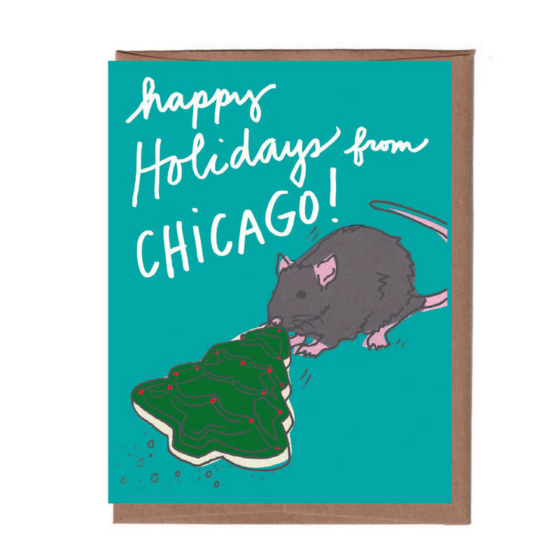 Chicago Cookie Rat Boxed Card Set Set of 8 