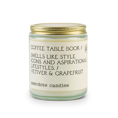 Coffee Table Book Candle  