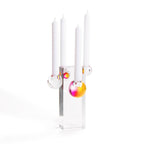 Drops Glass Candelabra  