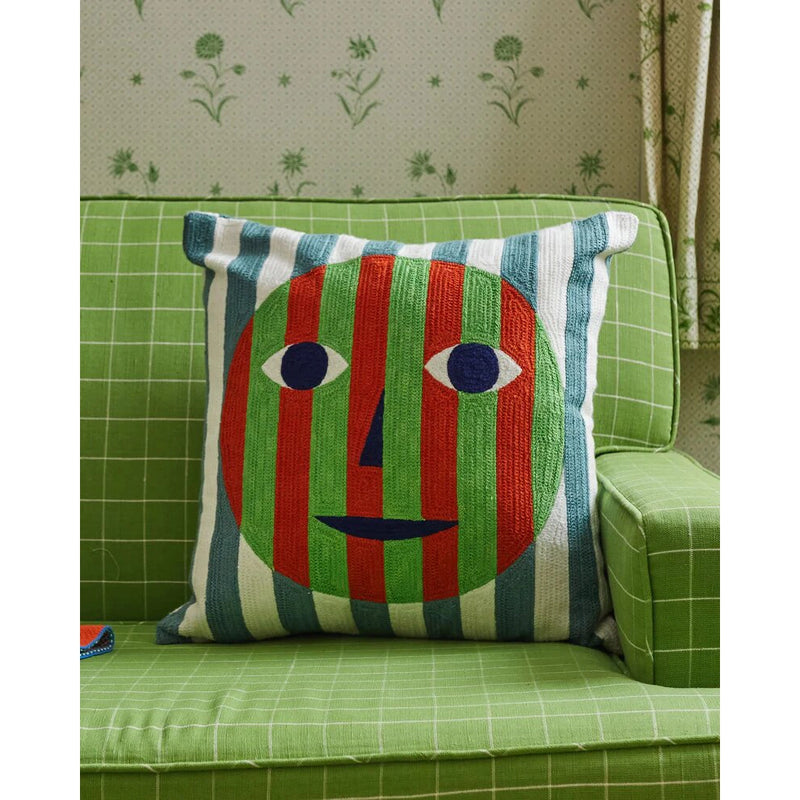 pillow cover in bright colors 