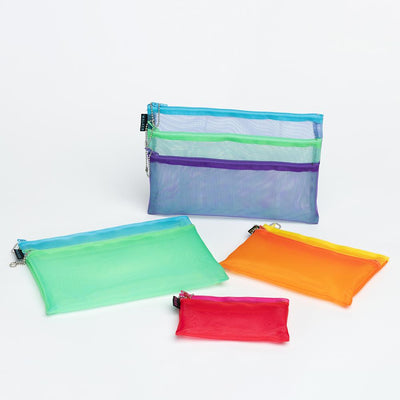 Mesh Double Zip Pouch - Small  