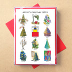 Artist Christmas Trees Boxed Card Set  