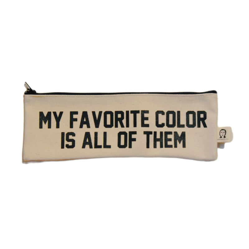My Favorite Color Pencil Pouch  