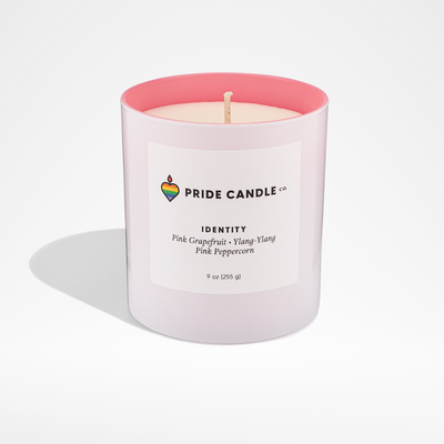 Pride Identity Candle Pink 
