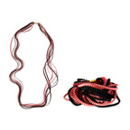 Essilp Pleated Necklace Purple & Blue 