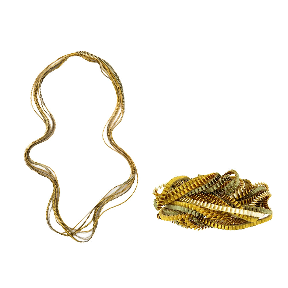 Essilp Pleated Necklace Multicolored 