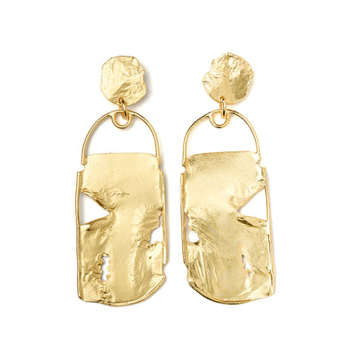 Two Clouds Above Nine Earrings Gold 