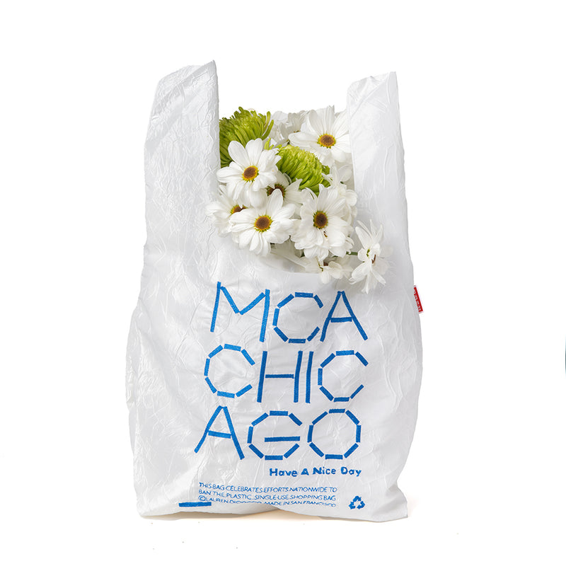 MCA Logo Recycled Tote White 