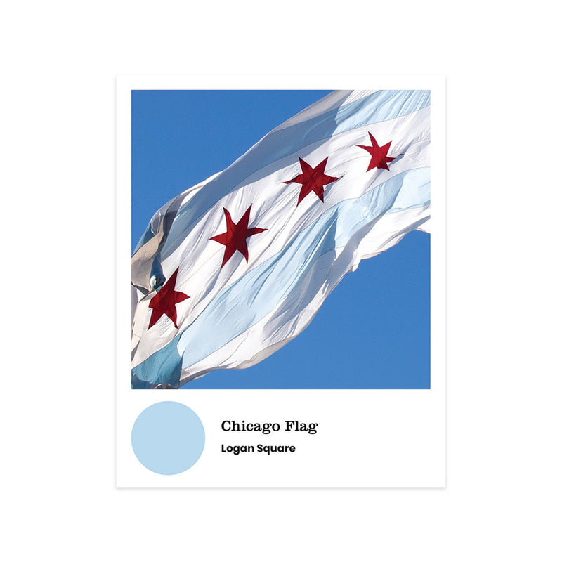 Color Factory x MCA Akilah Townsend Chicago Flag Poster  