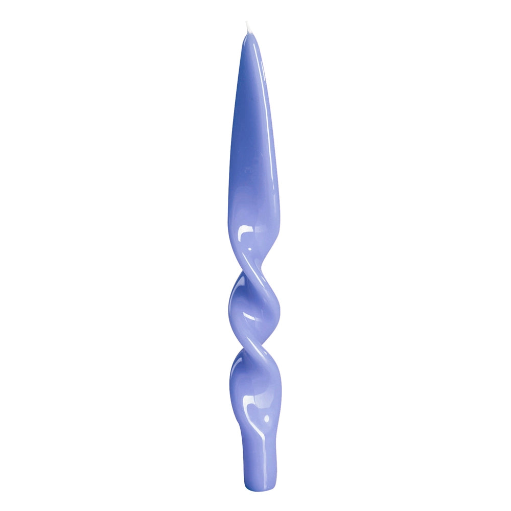 Meloria Twist Taper Candle Set Very Peri 