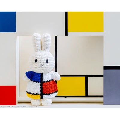 Miffy Knit Plush - Mondrian Inspired Dress