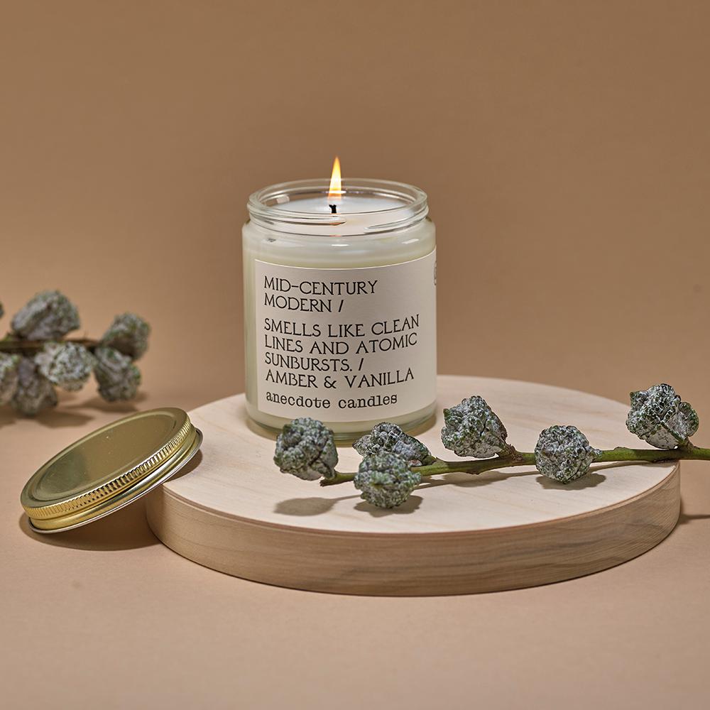 Mid-Century Modern Candle  