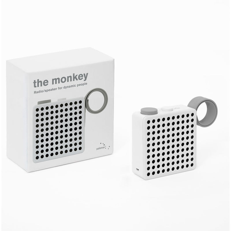 The Monkey Radio Speaker White 