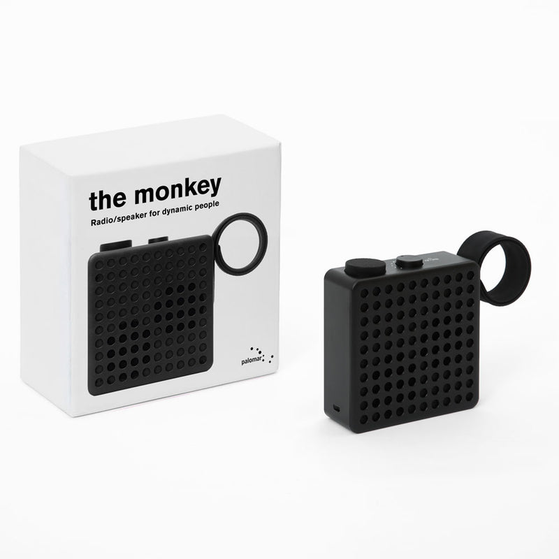 The Monkey Radio Speaker Black 