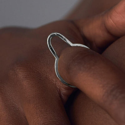 Silver Nipple Ring  