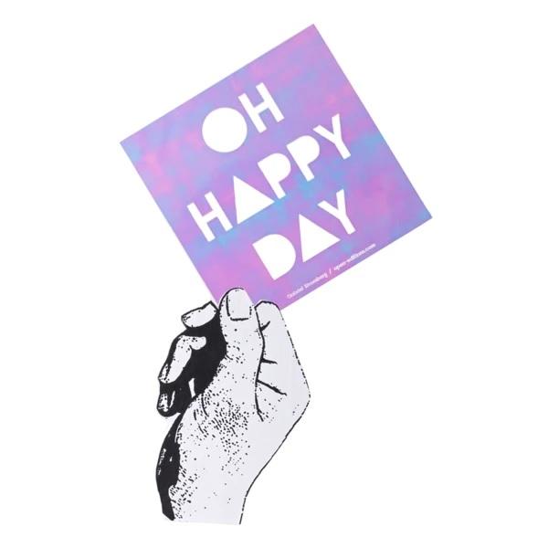 Happy Day Neon Acrylic Card  
