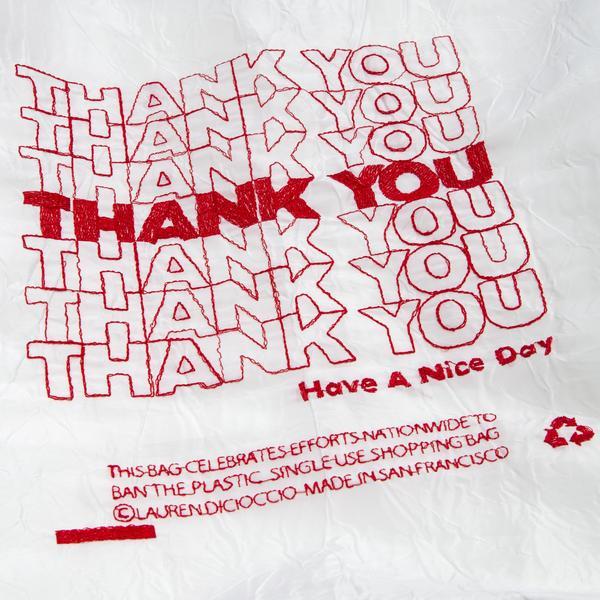 Thank You Thank You Recycled Tote  