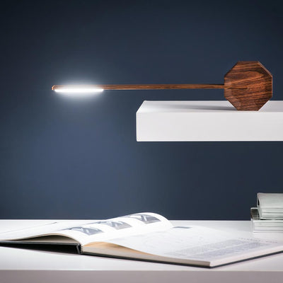 Octagon Portable Desk Lamp White 