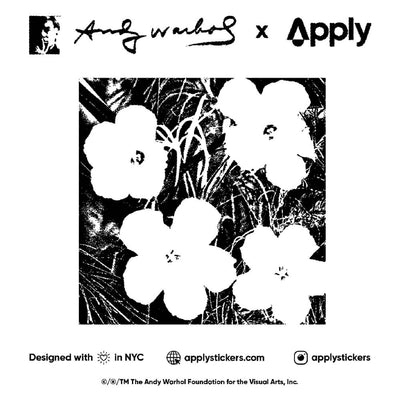 Warhol Flowers Sticker Sheet  