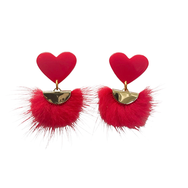 The Amada Earrings Red 