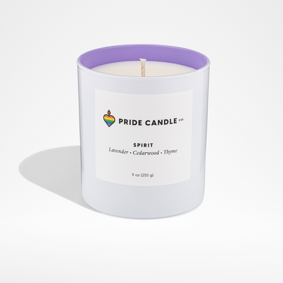 Pride Spirit Candle Purple 