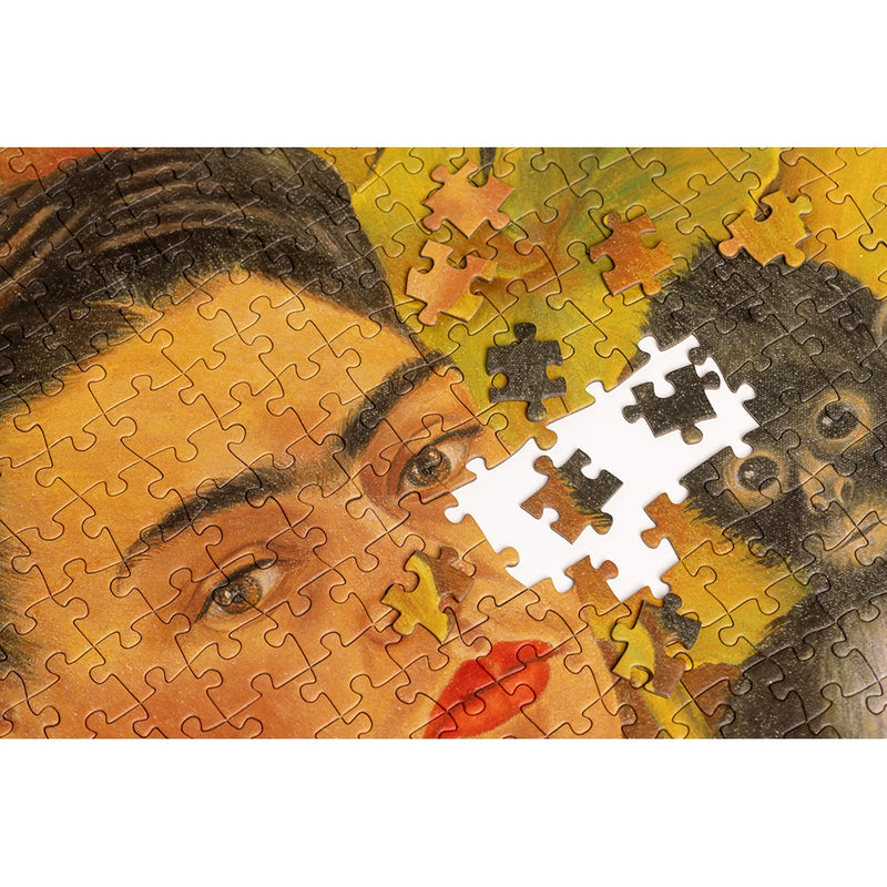 Frida Kahlo Self-Portrait with Monkeys Puzzle  