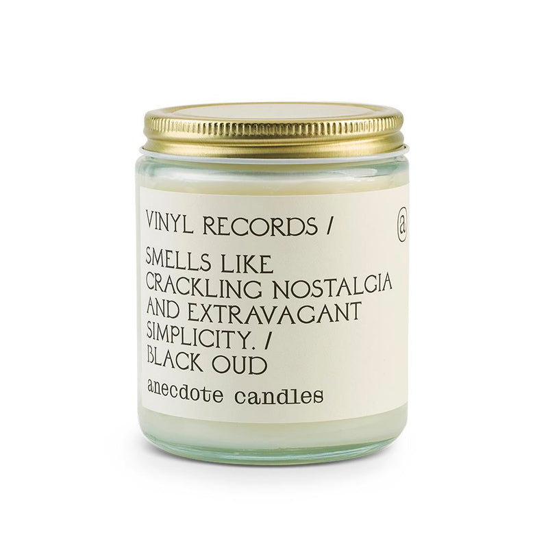 Vinyl Records Candle  
