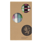 Abstract Striped Candle Taper Set  