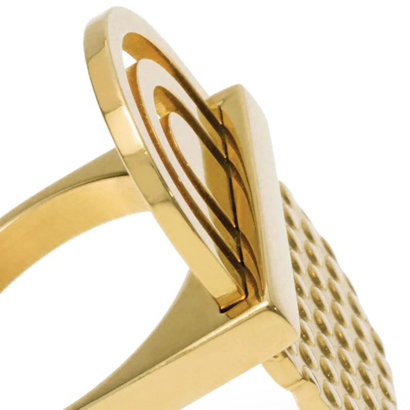 Alessi Fresia Ring Gold Medium