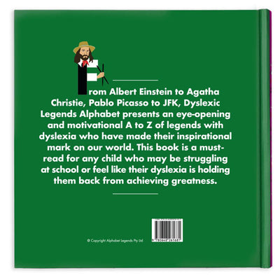 Dyslexic Legends Alphabet Book  