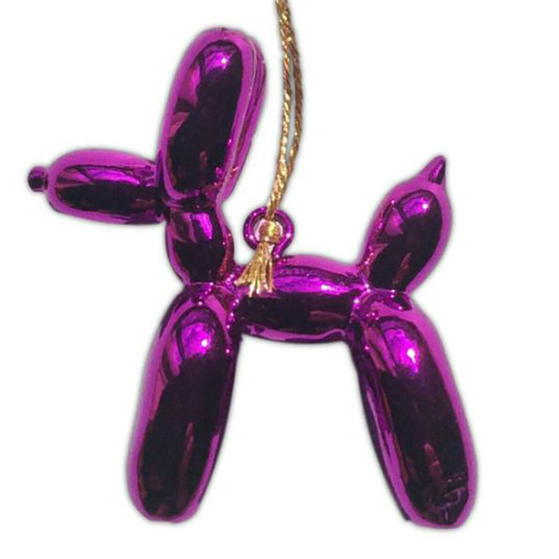 Balloon Puppy Ornament Magenta 