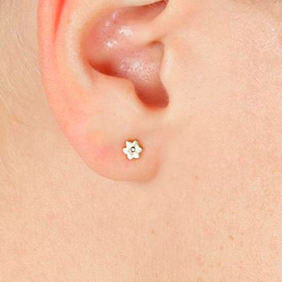 Individual Black Diamond Stud Earrings  