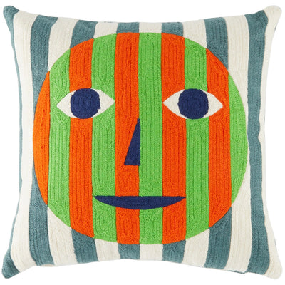 pillow cover in bright colors 